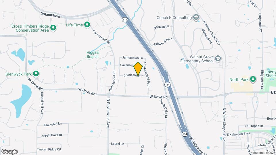 809 Charleston Dr Map and Location Details