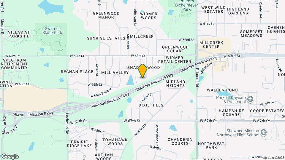6451 Hallet St Map and Location Details