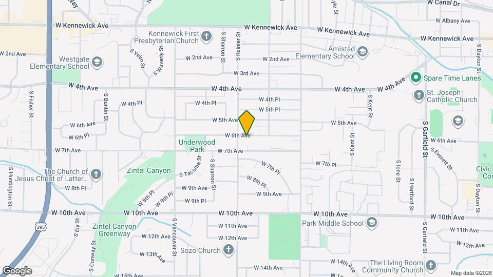 1707 W 6th Ave, Unit A101 Map and Location Details