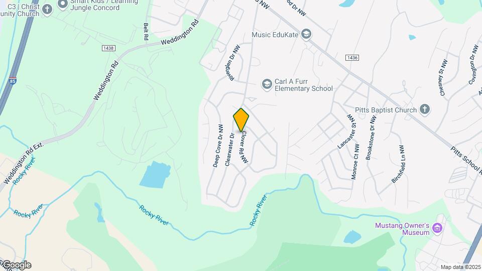 4055 Clover Rd NW Map and Location Details