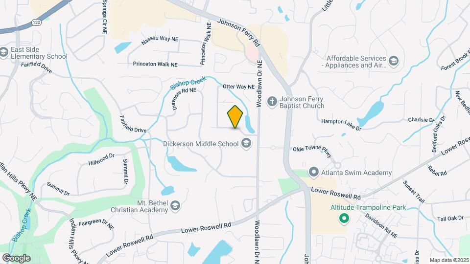 4536 Woodlawn Lake Dr Map and Location Details