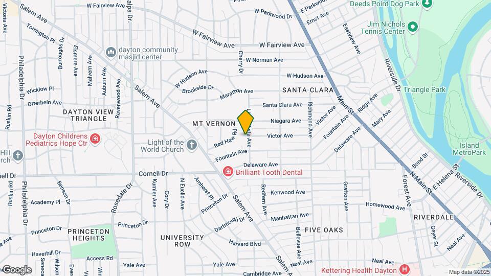 1127 Linda Vista Ave Map and Location Details
