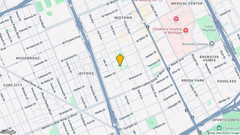 666 Selden St Map and Location Details