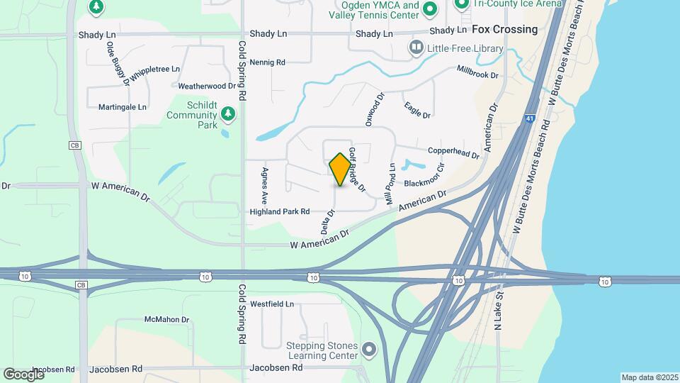 1675 Delta Dr Mapa y Detalles de la Ubicación