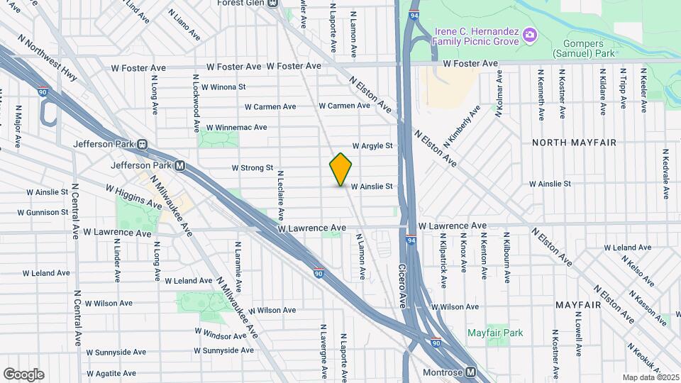 4931 W Ainslie St Map and Location Details