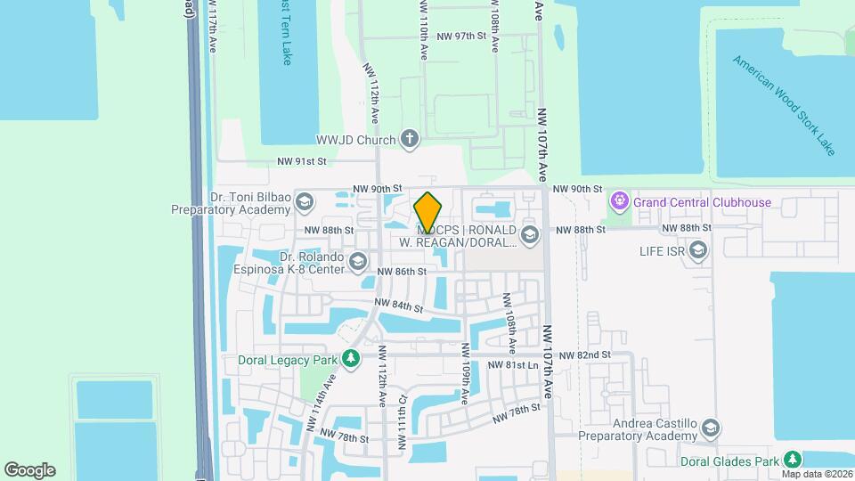 8741 NW 110th Ave Map and Location Details