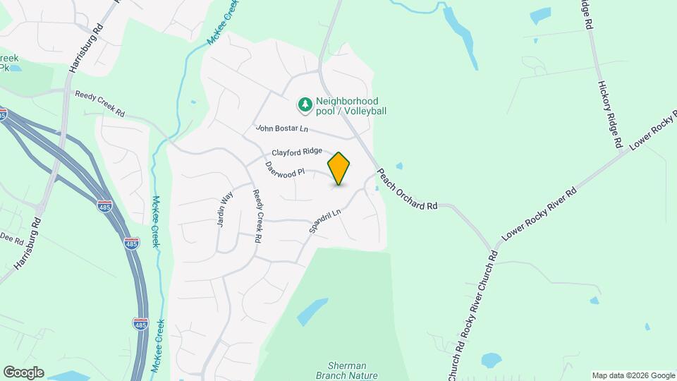 11016 Pale Hickory Ln Map and Location Details