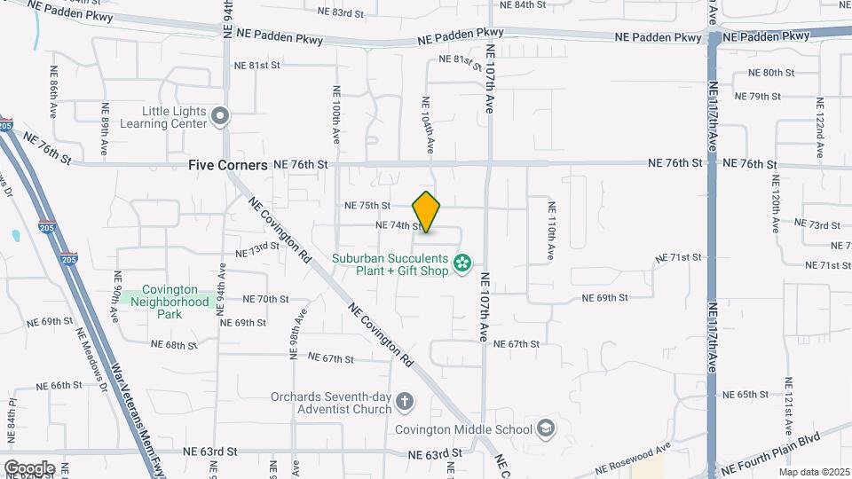 10312 NE 73rd St Map and Location Details