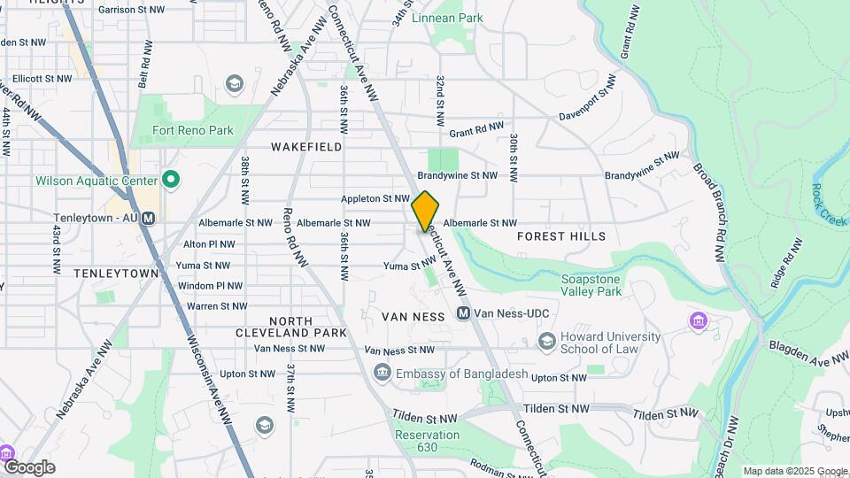 4422 Connecticut Ave NW Map and Location Details