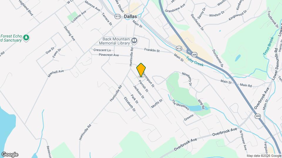 56 Parrish St Map and Location Details