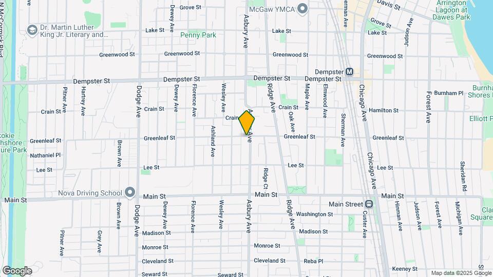 1044 Asbury Ave, Unit 2N Map and Location Details