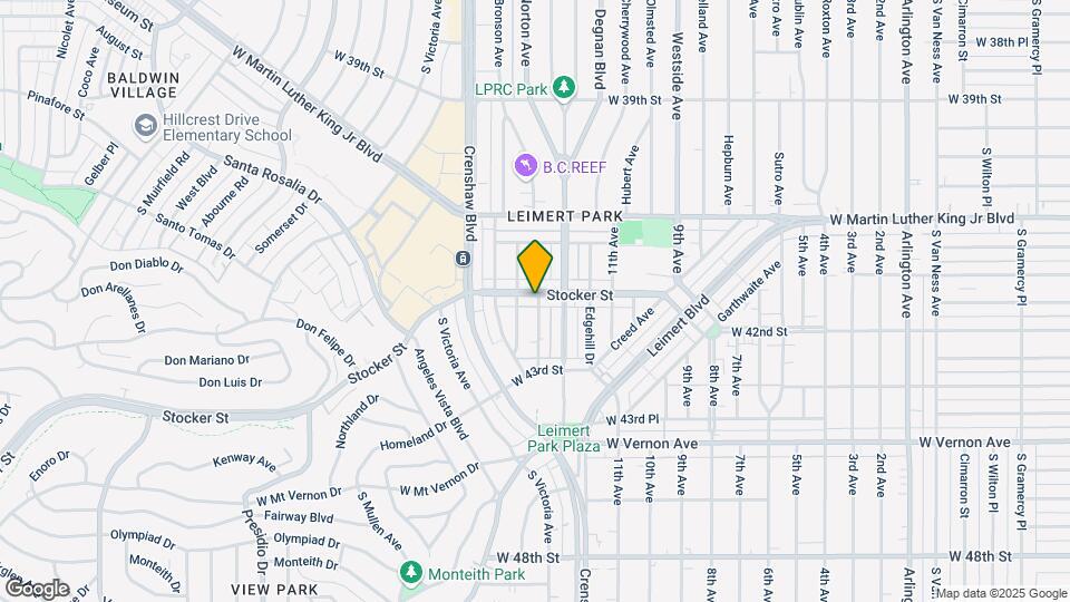 3430 Stocker St Map and Location Details