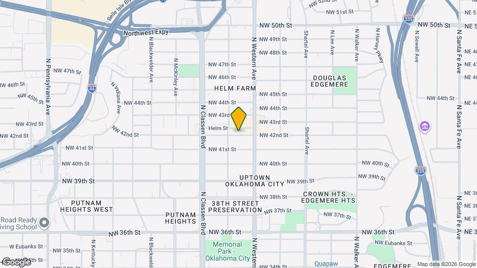 1129 NW 42nd St Map and Location Details