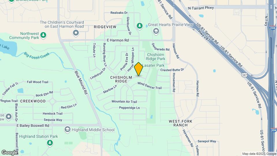 8332 Horseshoe Bend Dr Map and Location Details