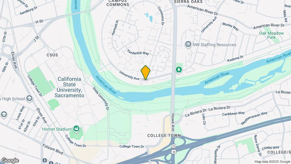 1431 University Ave Mapa y Detalles de la Ubicación