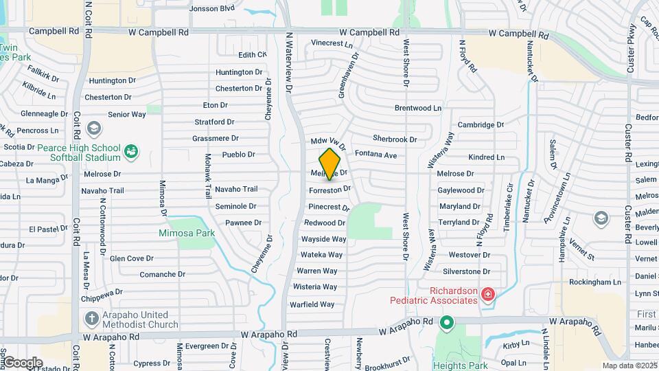 912 Forreston Dr Map and Location Details