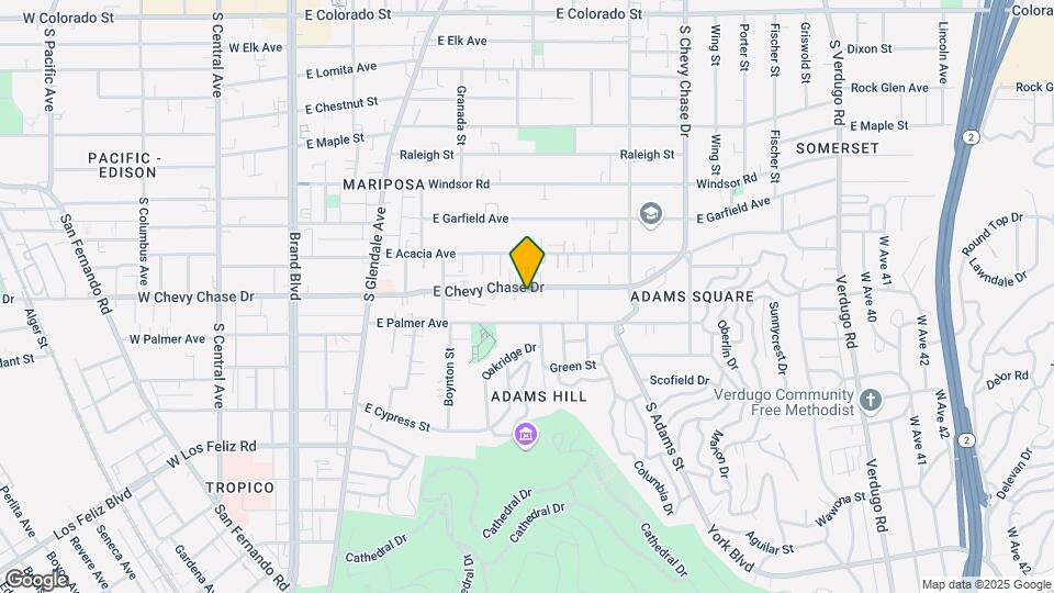 720 E Chevy Chase Dr Map and Location Details