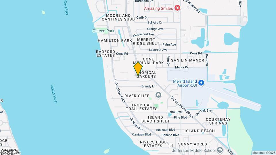 95 S Tropical Way Map and Location Details