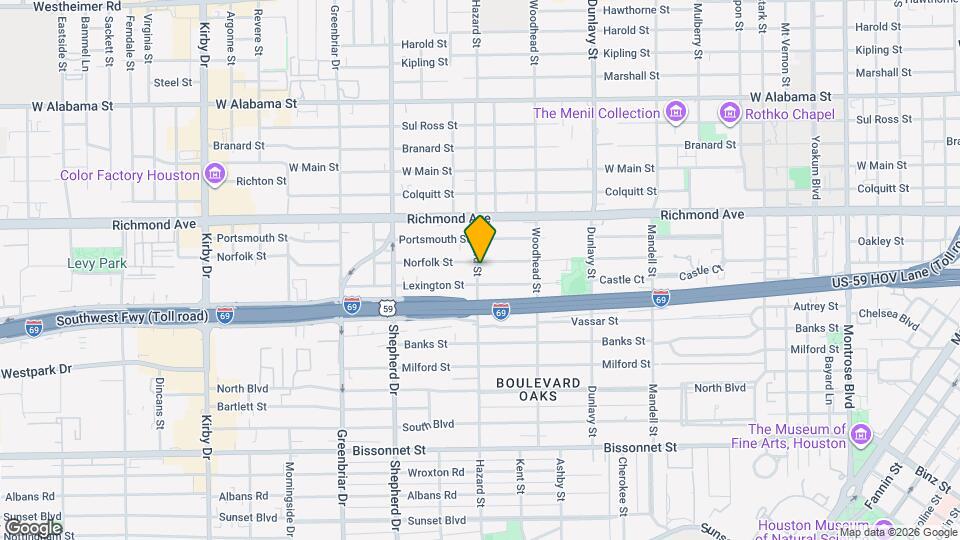 4509 Hazard St Map and Location Details