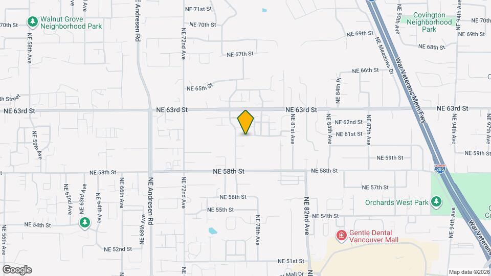 7615 NE 60th Way Map and Location Details