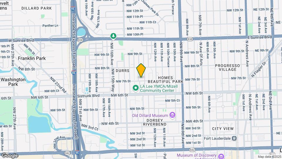 1325 NW 7th St Map and Location Details