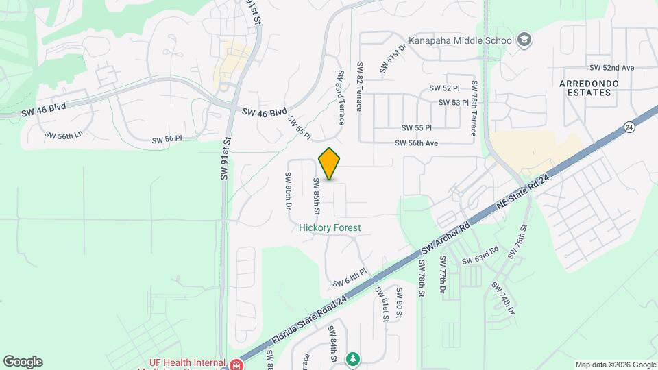 5886 SW 84th St Map and Location Details