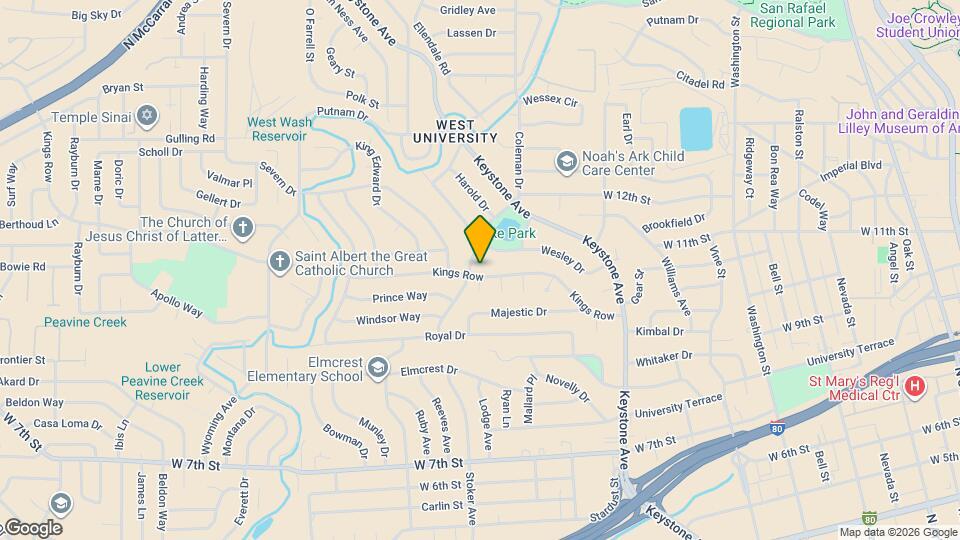 1675 Kings Row Map and Location Details