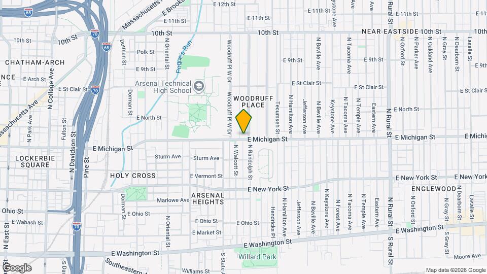 502 Woodruff Place Middle Dr Mapa y Detalles de la Ubicación