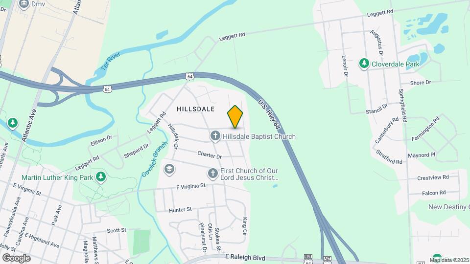 1705 Fountain St Map and Location Details