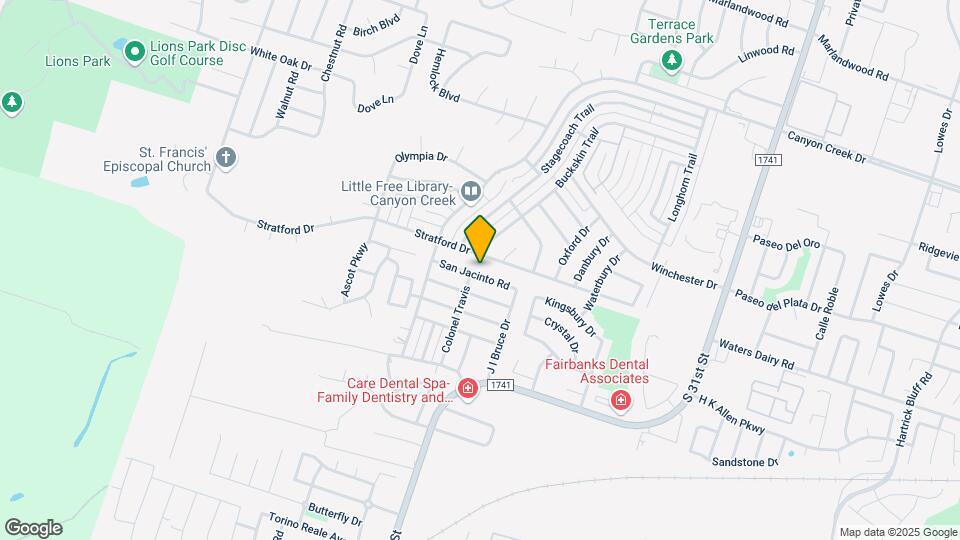 2722 San Jacinto Rd Map and Location Details