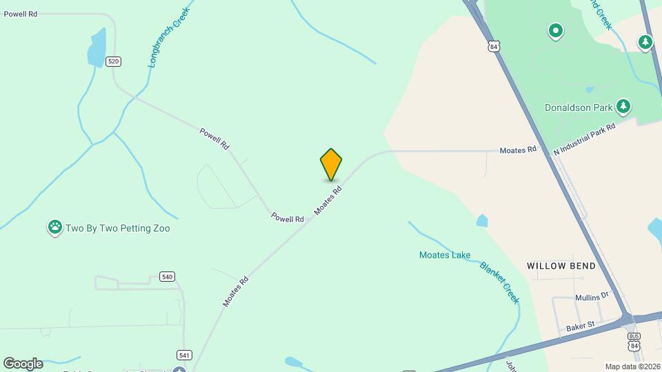 2400 Moates Rd Map and Location Details