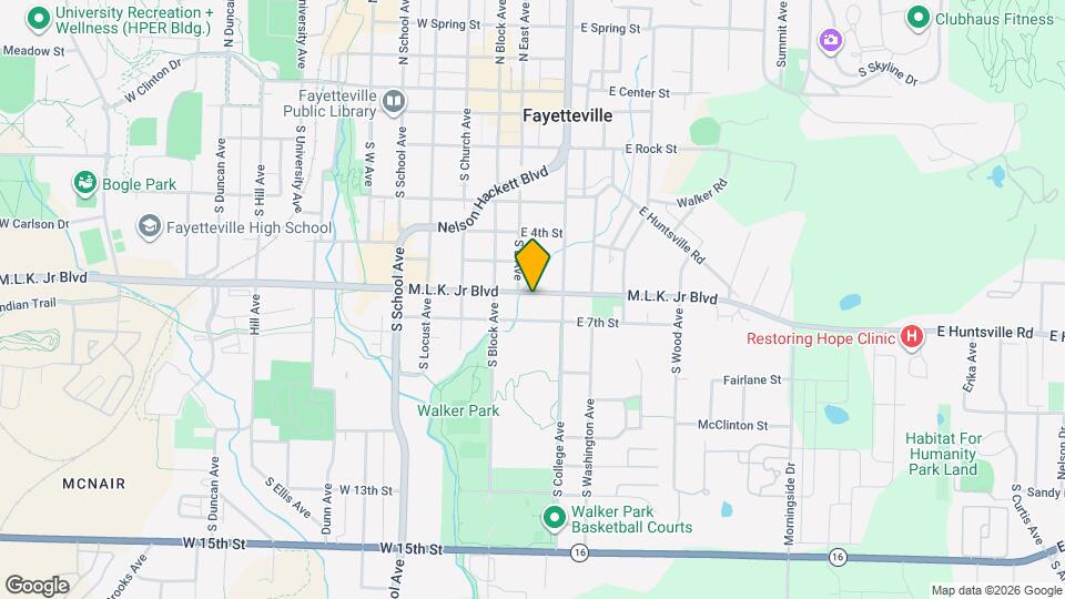 21 E Martin Luther King Jr Blvd Mapa y Detalles de la Ubicación