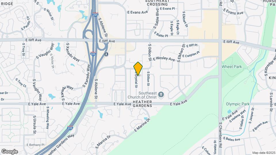2544 S Crystal St Map and Location Details