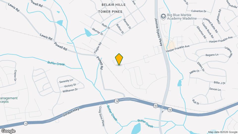 3846 Harper-Franklin Ave Map and Location Details