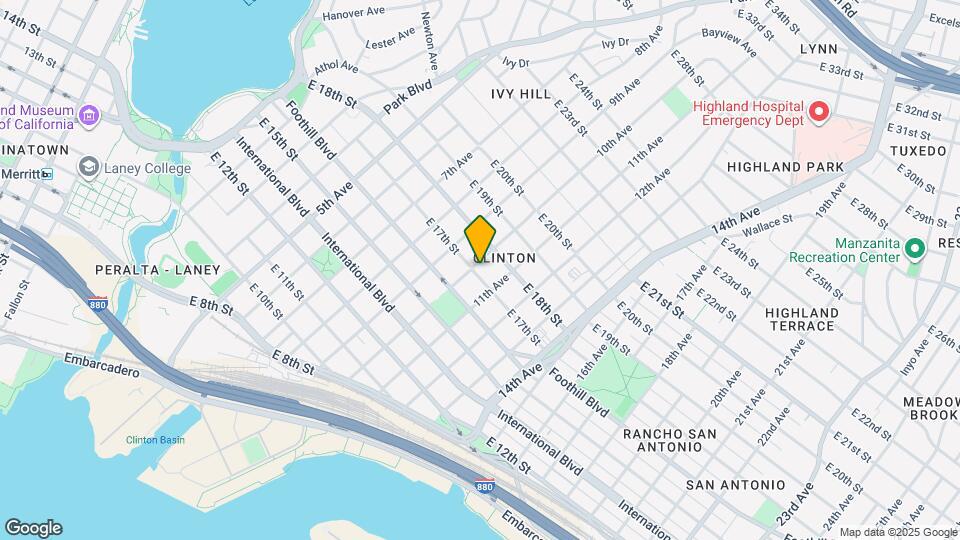 1704 10th Ave Map and Location Details