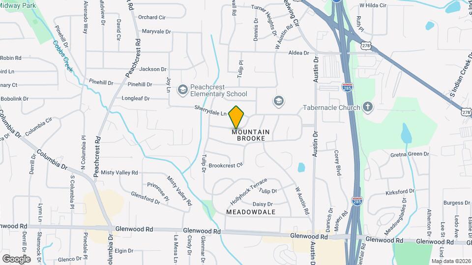 4022 Brookcrest Cir Map and Location Details