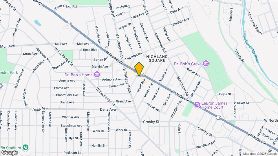 796 W Market St, Unit #B Map and Location Details