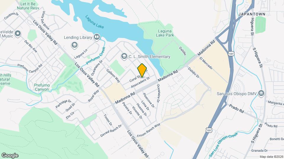 1148 Atascadero St Map and Location Details