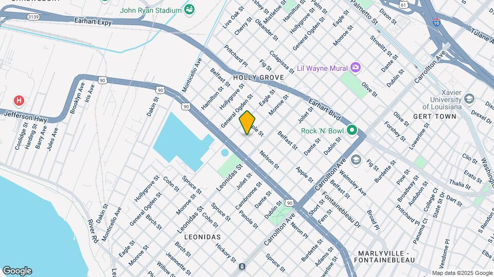2502 Monroe St Map and Location Details