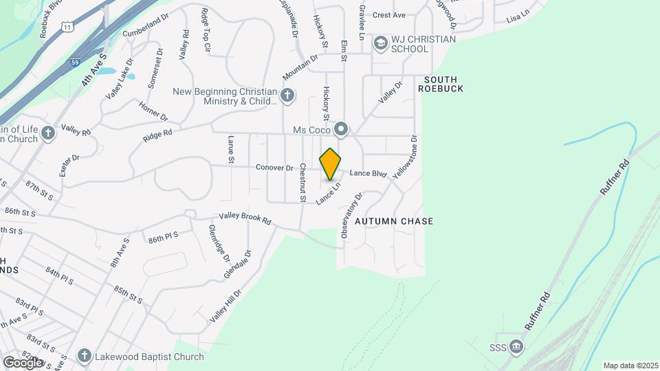 416 Lance Ln Map and Location Details