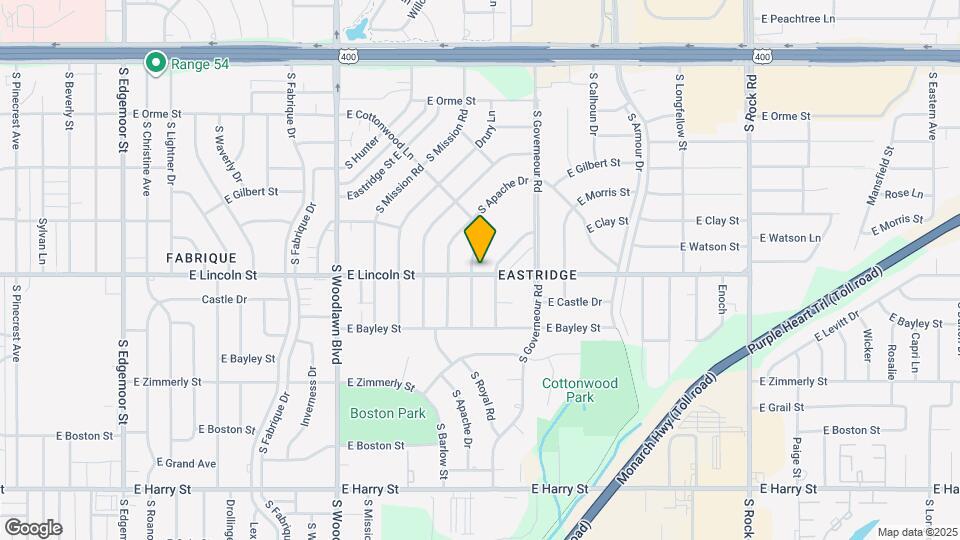 820 S Royal Rd Map and Location Details