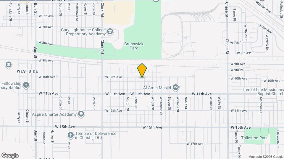 4109 W 10th Ave Map and Location Details