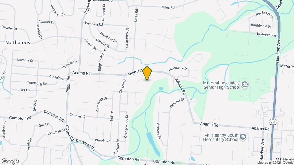 2311 Adams Creek Dr Map and Location Details