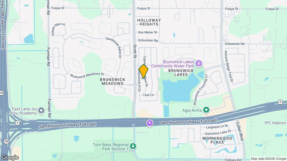 14310 Cypress Meadows Dr Map and Location Details