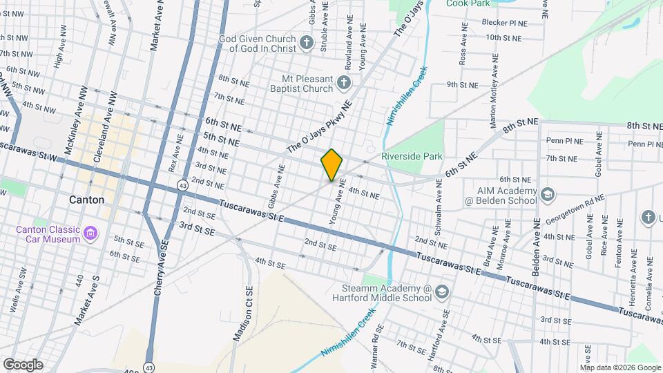 1316 4th St NE Map and Location Details
