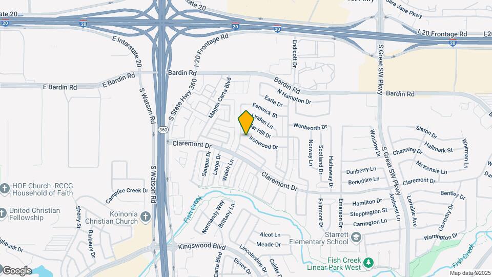 2875 Ironwood Dr Map and Location Details