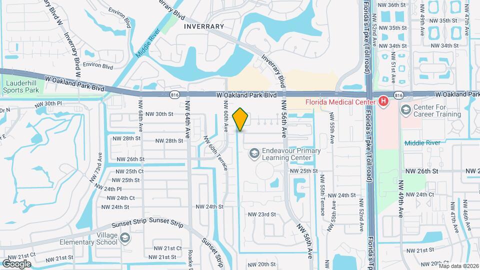 2769 NW 58th Terrace Map and Location Details