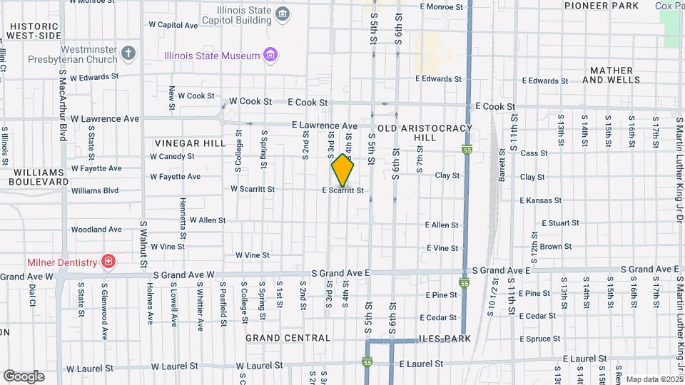 1001 S Fourth St Map and Location Details