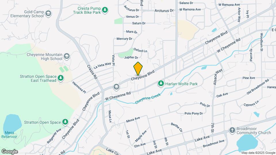 1038 Cheyenne Blvd Map and Location Details