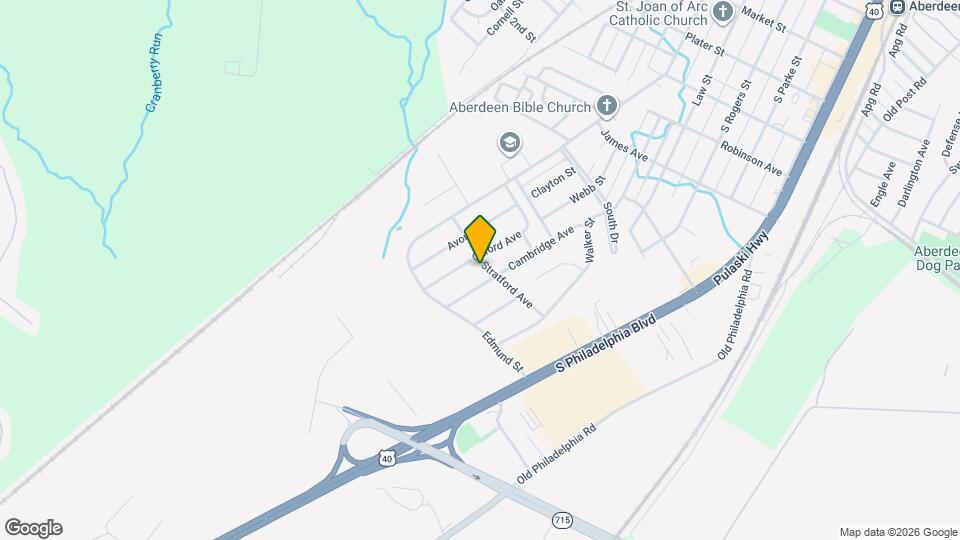 374 Stratford Ave Map and Location Details